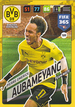 Pierre-Emerick Aubameyang Borussia Dortmund 2018 FIFA 365 #189